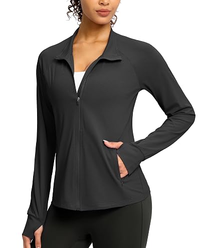 Jockey Women's Full Zip Active Yoga Jacket, Chinois Green, Large
